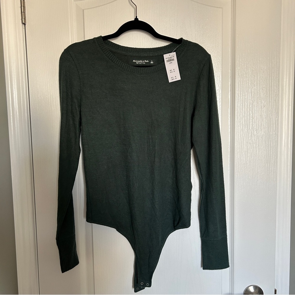 Abercrombie Forest Green Bodysuit